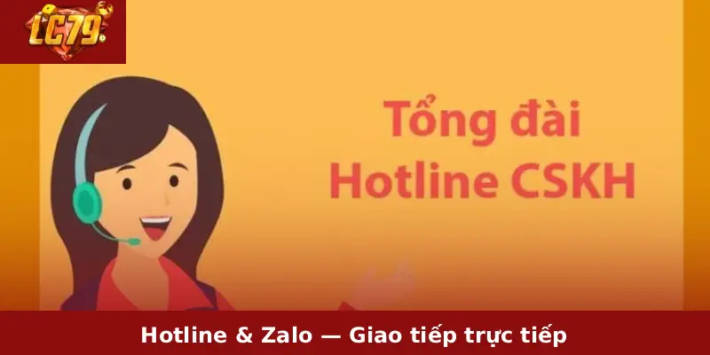 Hotline & Zalo — Giao tiếp trực tiếp